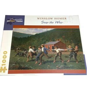 Winslow Homer Snap the Whip Jigsaw Puzzle 1000 Piece Pomegranate ArtPiece